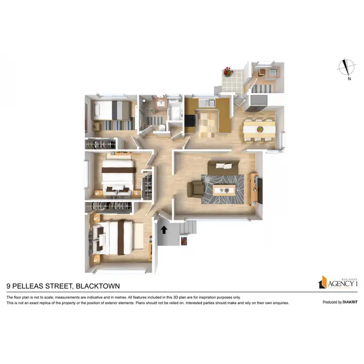 Floorplan of Homely house listing, 9 Pelleas Street, Blacktown NSW 2148