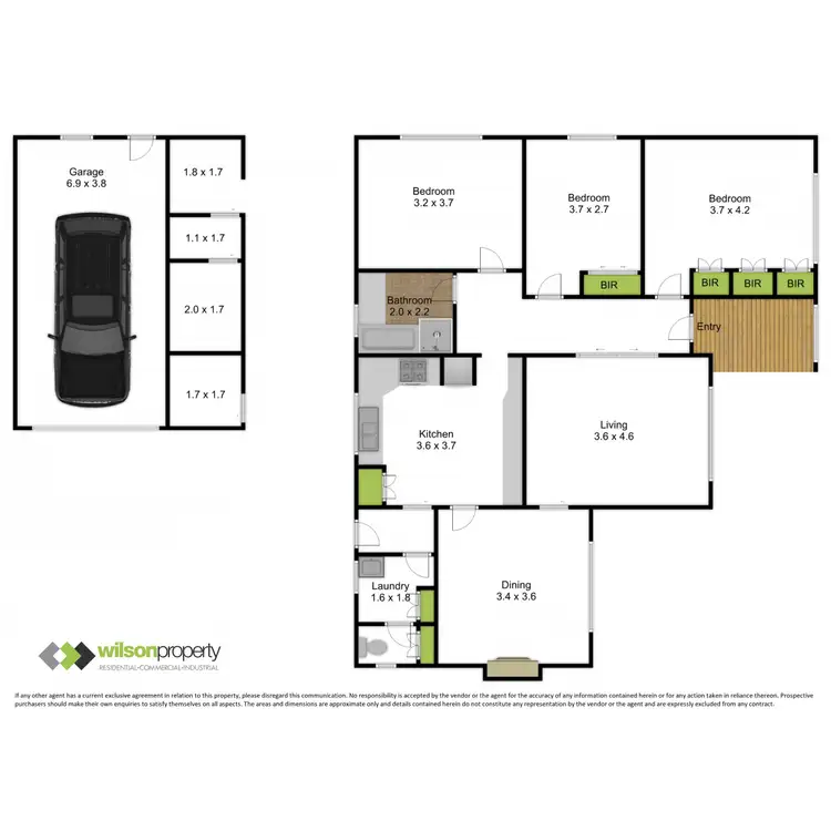 Floorplan of Homely house listing, 5 Tanjil Street, Traralgon VIC 3844