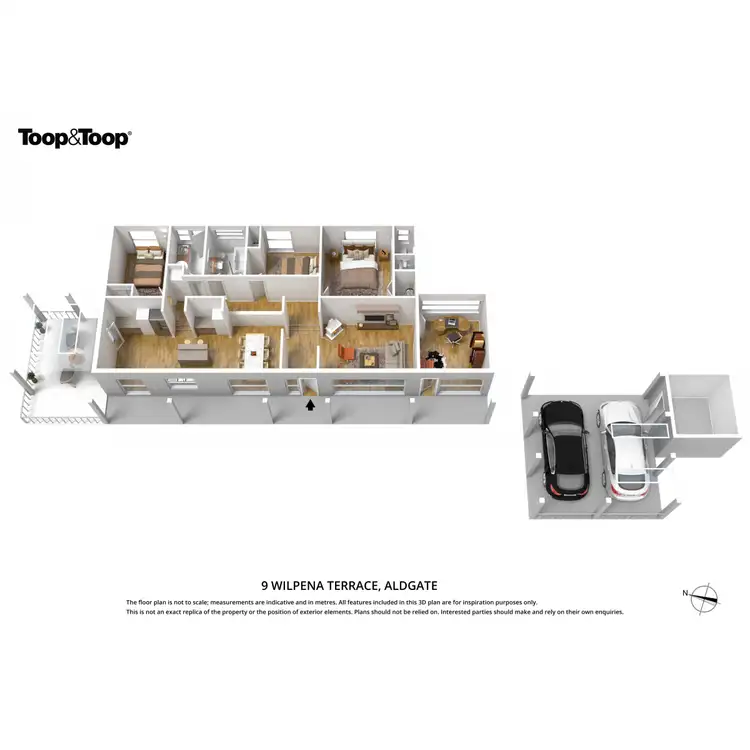 Floorplan of Homely house listing, 9 Wilpena Terrace, Aldgate SA 5154