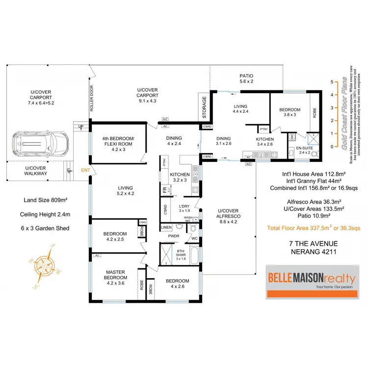 Floorplan of Homely house listing, 7 The Avenue, Nerang QLD 4211