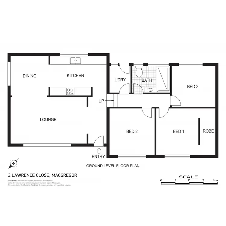 Floorplan of Homely house listing, 2 Lawrence Close, Macgregor ACT 2615