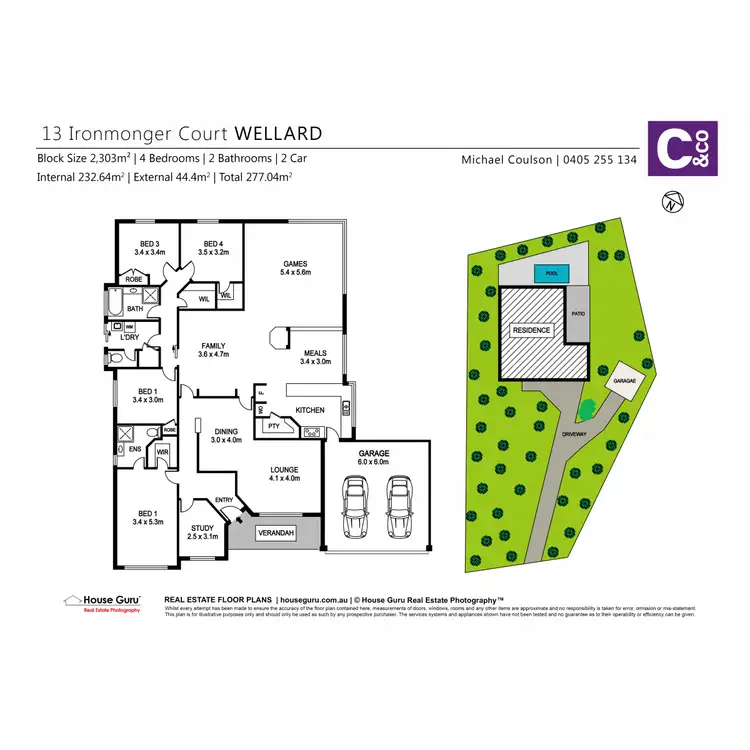 Floorplan of Homely house listing, 13 Ironmonger Court, Wellard WA 6170