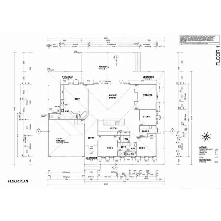 Floorplan of Homely house listing, 9 Camfield Place, York WA 6302