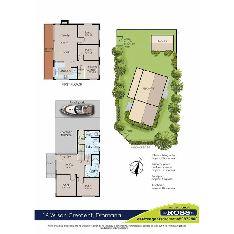 Floorplan of Homely house listing, 16 Wilson Crescent, Dromana VIC 3936