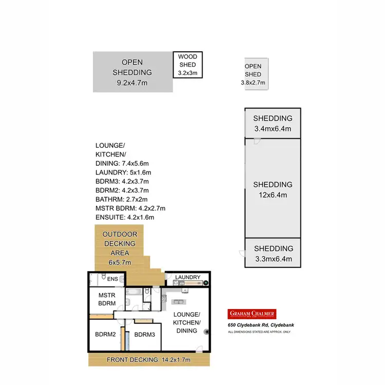 Floorplan of Homely house listing, 650 Clydebank Road, Clydebank VIC 3851
