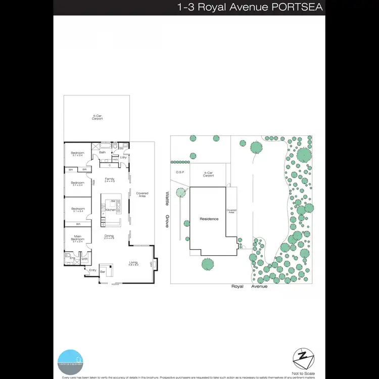 Floorplan of Homely house listing, 1-3 Royal Avenue, Portsea VIC 3944