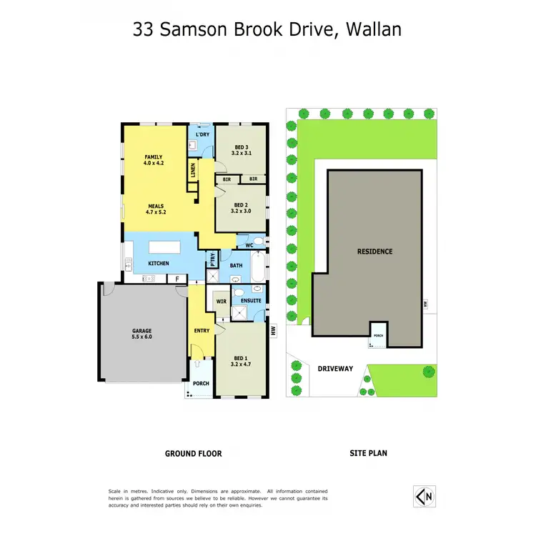 Floorplan of Homely house listing, 33 Samson Brook Drive, Wallan VIC 3756