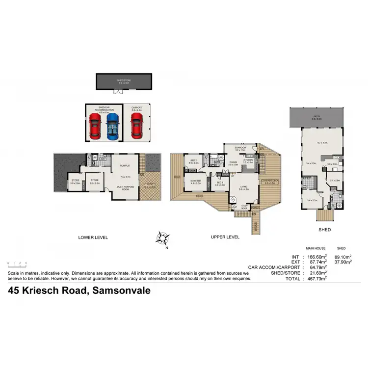 Floorplan of Homely house listing, 45 Kriesch Road, Samsonvale QLD 4520