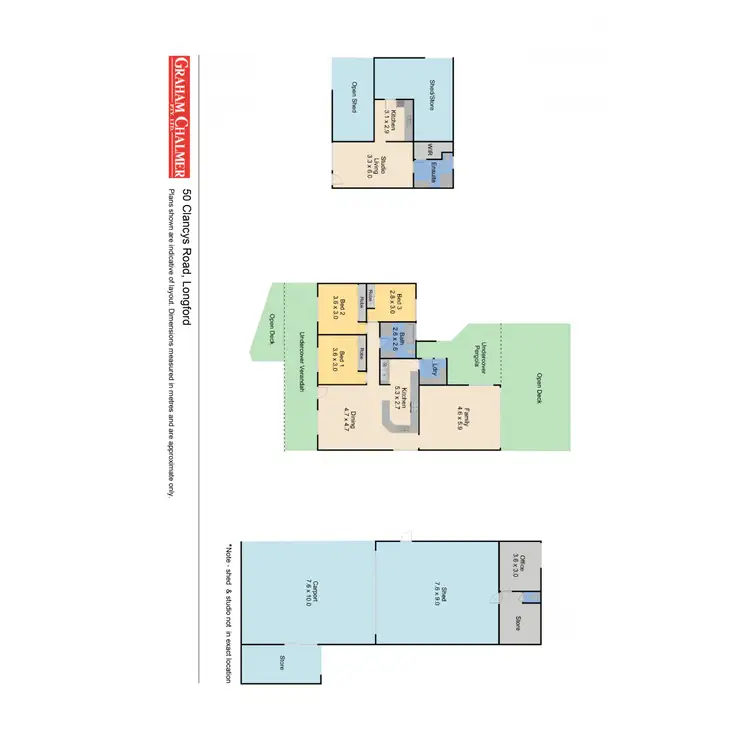 Floorplan of Homely rural property listing, 50 Clancys Road, Longford VIC 3851