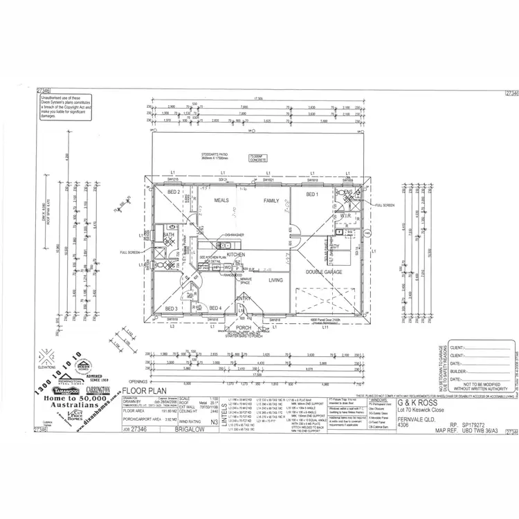 Floorplan of Homely house listing, 7 Keswick Close, Fernvale QLD 4306
