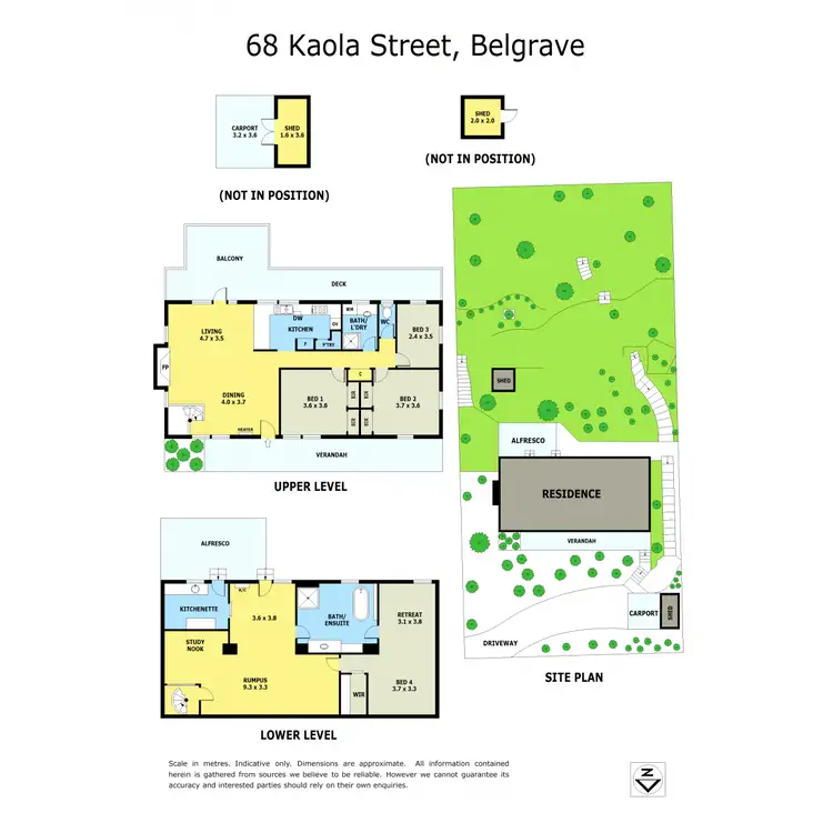 Floorplan of Homely house listing, 68 Kaola Street, Belgrave VIC 3160