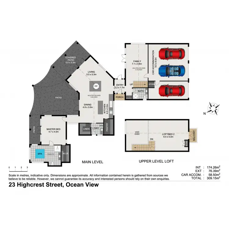 Floorplan of Homely house listing, 23 Highcrest Street, Ocean View QLD 4521