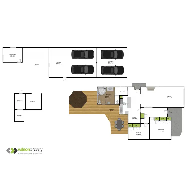 Floorplan of Homely house listing, 13 Railway Street, Cowwarr VIC 3857