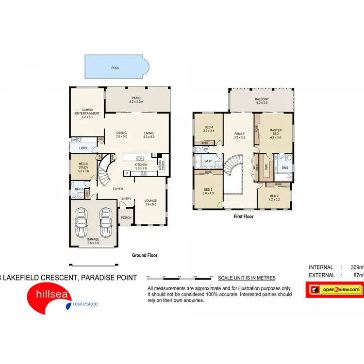 Floorplan of Homely house listing, 18 Lakefield Crescent, Paradise Point QLD 4216