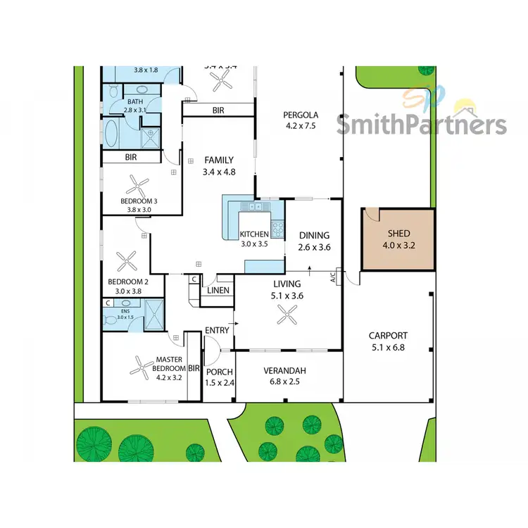 Floorplan of Homely house listing, 7 Wakefield Crescent, Redwood Park SA 5097