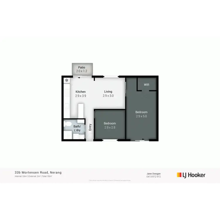 Floorplan of Homely house listing, 33B Mortensen Road, Nerang QLD 4211