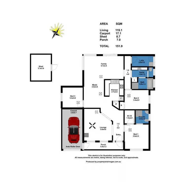 Floorplan of Homely house listing, 38 Ramnet Circuit, Munno Para SA 5115