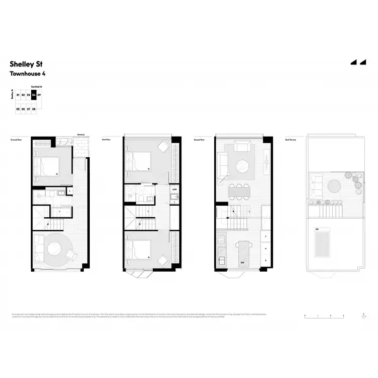 Floorplan of Homely townhouse listing, 4/37 Shelley Street, Richmond VIC 3121