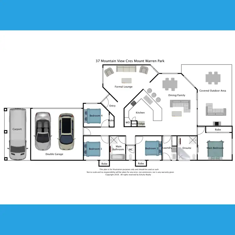 Floorplan of Homely house listing, 37 Mountain View Crescent, Mount Warren Park QLD 4207