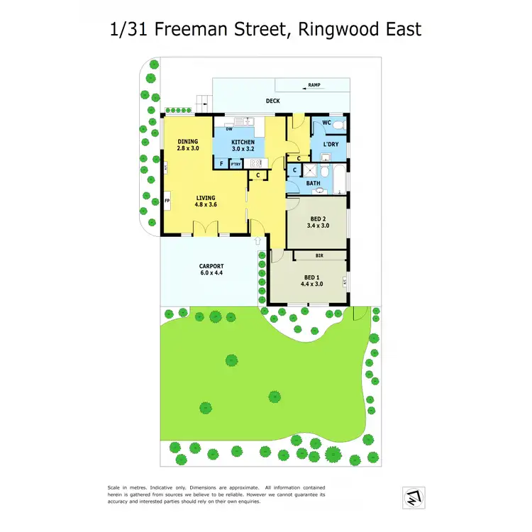 Floorplan of Homely unit listing, 1/31 Freeman Street, Ringwood East VIC 3135