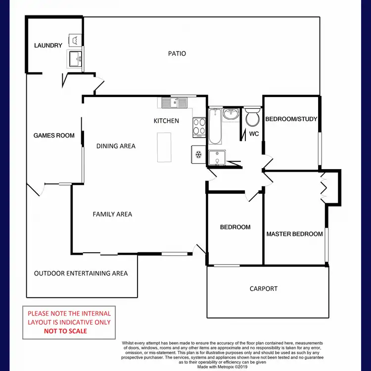 Floorplan of Homely villa listing, 13 Gama Court, Parkwood WA 6147