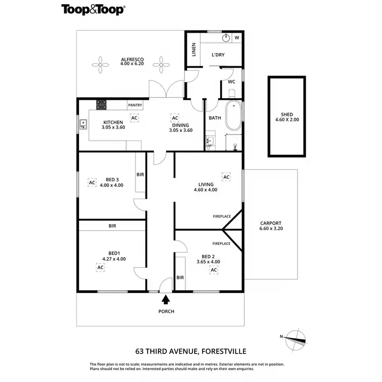 Floorplan of Homely house listing, 63 Third Avenue, Forestville SA 5035