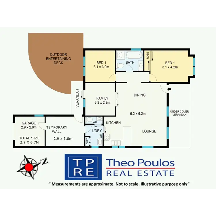 Floorplan of Homely villa listing, 1/11 Cale Lane, Wentworth Falls NSW 2782
