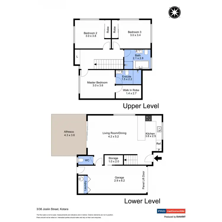 Floorplan of Homely house listing, 3/36 Joslin Street, Kotara NSW 2289