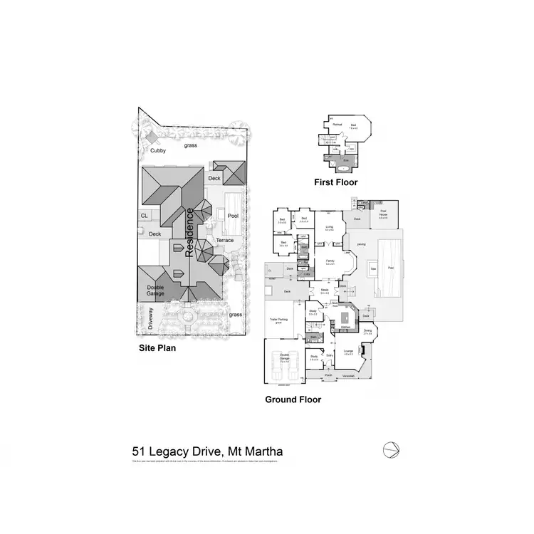 Floorplan of Homely house listing, 51 Legacy Drive, Mount Martha VIC 3934