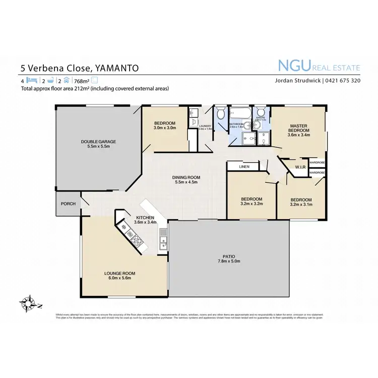 Floorplan of Homely house listing, 5 Verbena Close, Yamanto QLD 4305