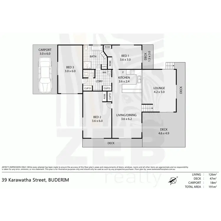 Floorplan of Homely house listing, 39 Karawatha Street, Buderim QLD 4556
