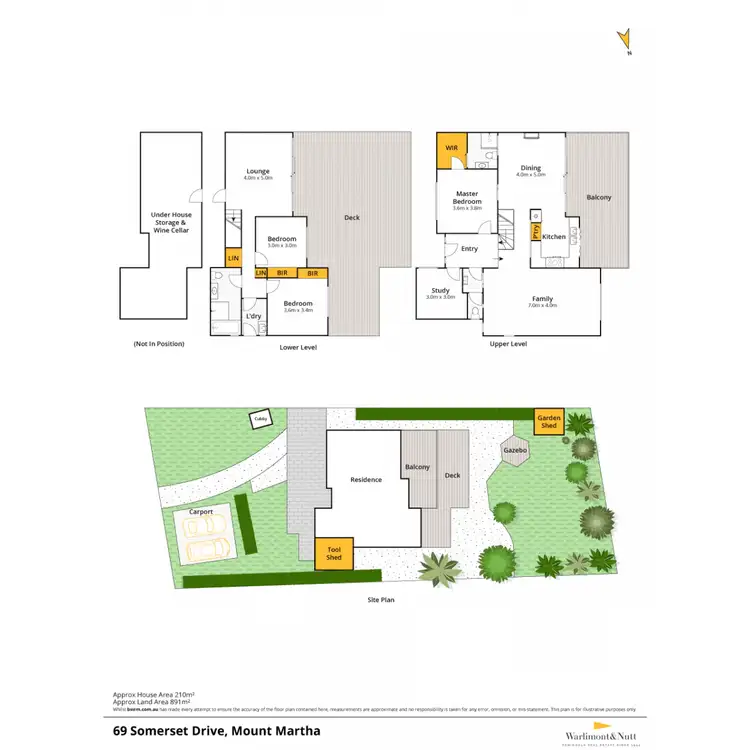 Floorplan of Homely house listing, 69 Somerset Drive, Mount Martha VIC 3934