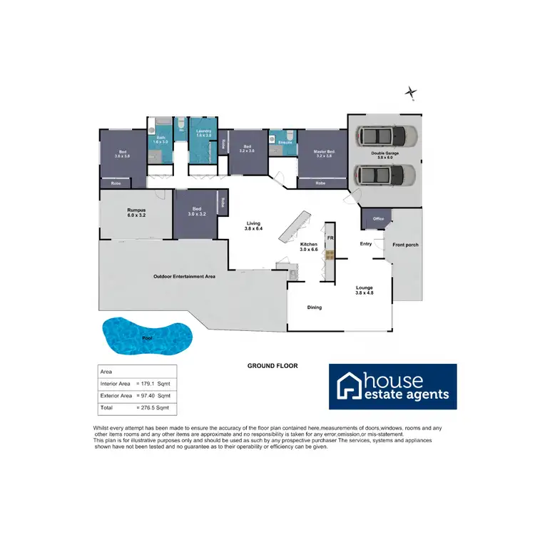 Floorplan of Homely house listing, 8 Bannerfield Drive, Rangeville QLD 4350