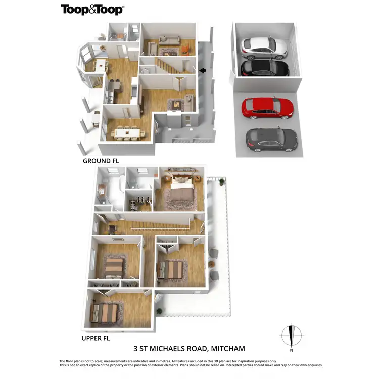 Floorplan of Homely house listing, 3 St Michaels Road, Mitcham SA 5062