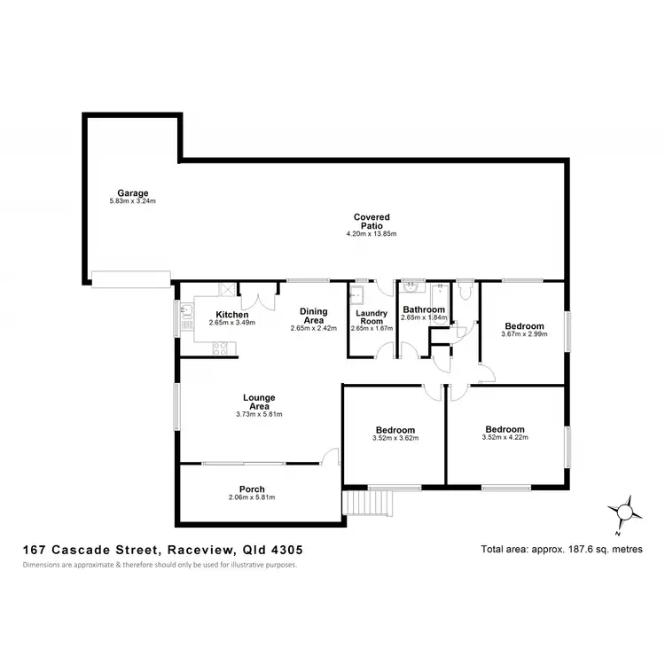 Floorplan of Homely house listing, 167 Cascade Street, Raceview QLD 4305