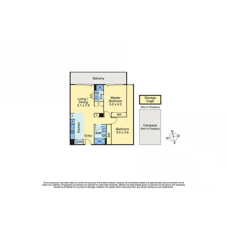 Floorplan of Homely apartment listing, 213/6 Mater Street, Collingwood VIC 3066