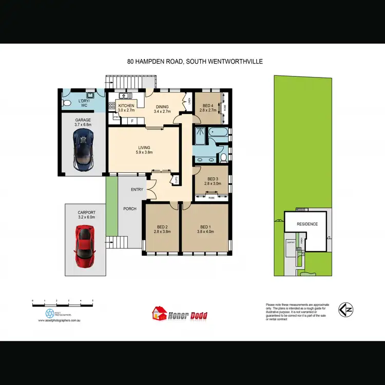 Floorplan of Homely house listing, 80 Hampden Road, South Wentworthville NSW 2145
