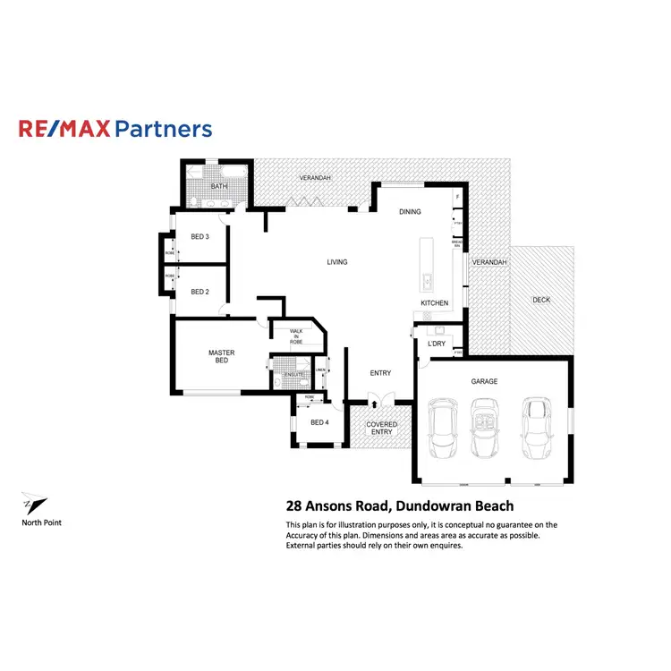 Floorplan of Homely house listing, 28 Ansons Road, Dundowran Beach QLD 4655