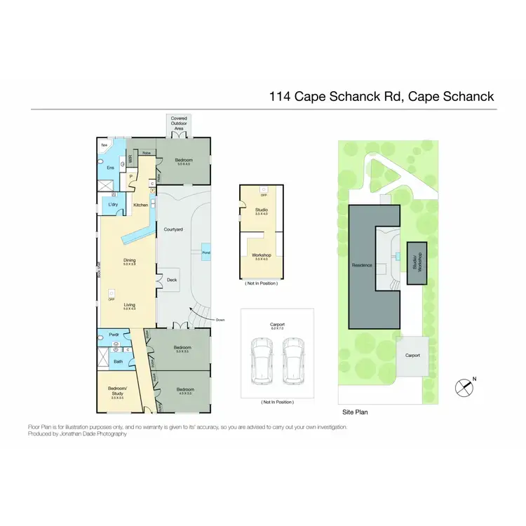 Floorplan of Homely house listing, 114 Cape Schanck Road, Cape Schanck VIC 3939