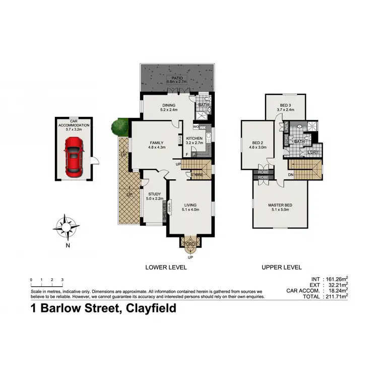 Floorplan of Homely house listing, 1 Barlow Street, Clayfield QLD 4011