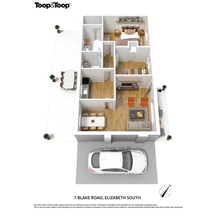 Floorplan of Homely house listing, 7 Blake Road, Elizabeth South SA 5112