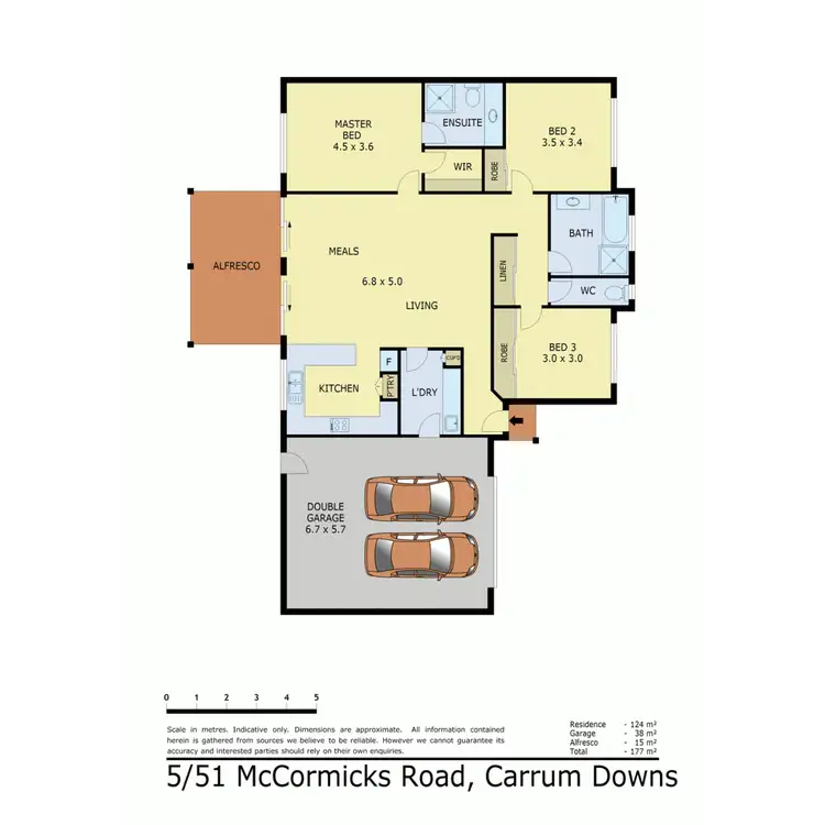 Floorplan of Homely unit listing, 5/51 McCormicks Road, Carrum Downs VIC 3201
