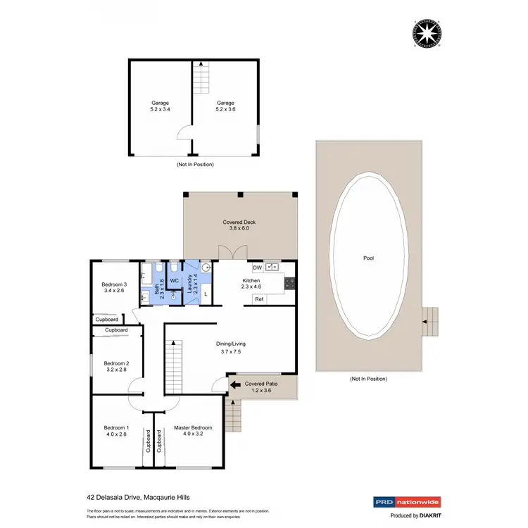 Floorplan of Homely house listing, 42 Delasala Drive, Macquarie Hills NSW 2285
