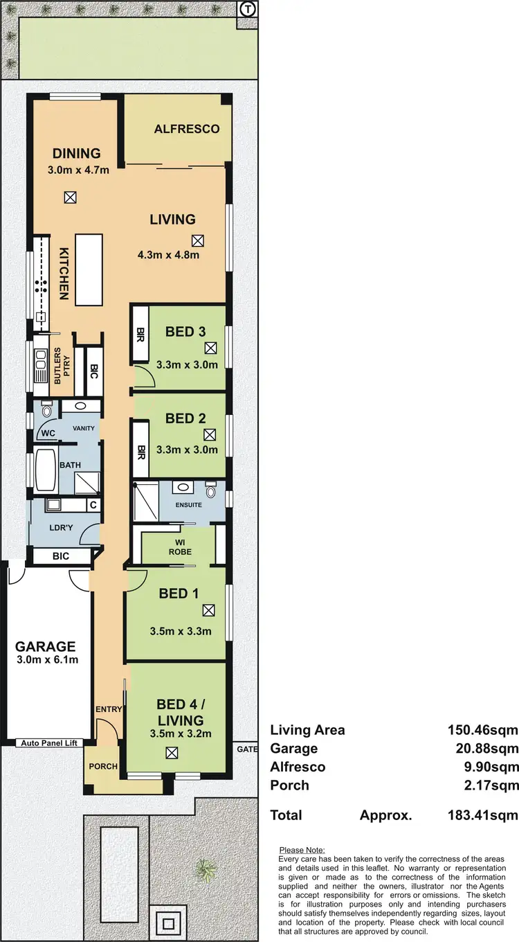 Floorplan of Homely house listing, 11 McNamara Street, Modbury Heights SA 5092