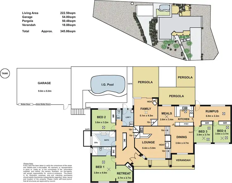 Floorplan of Homely house listing, 72 Immanuel Drive, Greenwith SA 5125