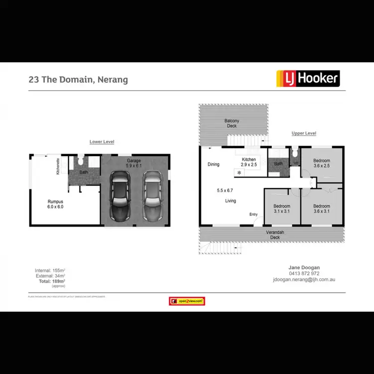 Floorplan of Homely house listing, 23 The Domain, Nerang QLD 4211