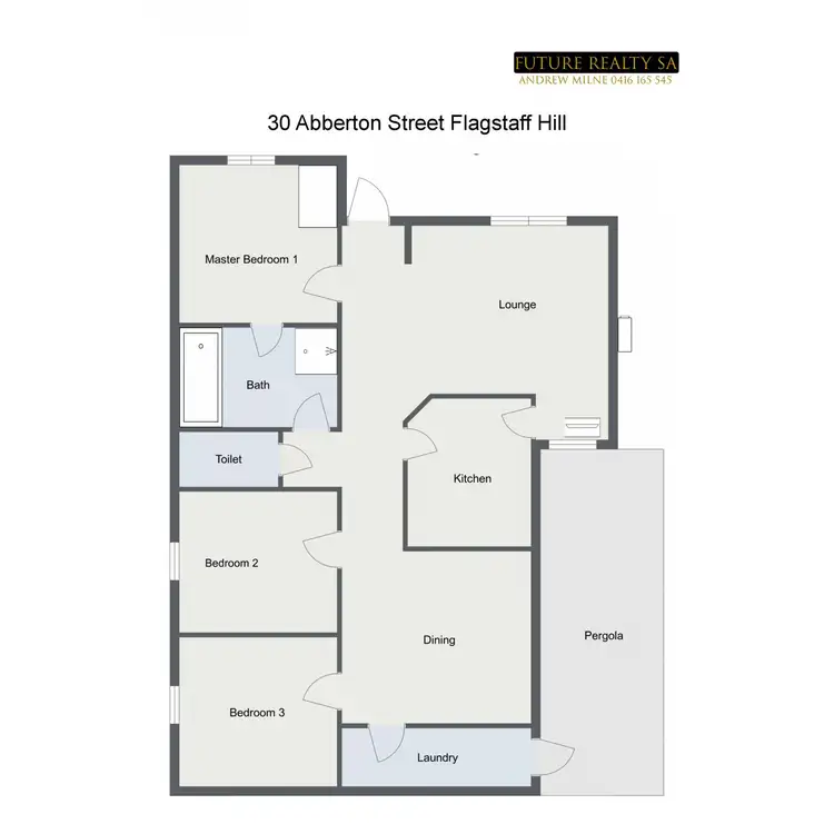 Floorplan of Homely house listing, 30 Abberton Street, Flagstaff Hill SA 5159