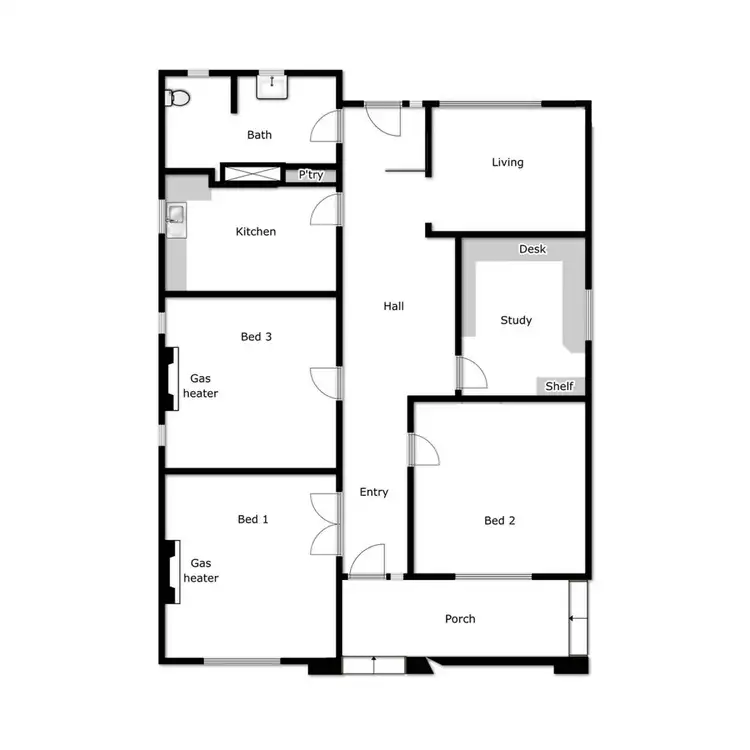 Floorplan of Homely house listing, 165 Lawrence Street, Wodonga VIC 3690
