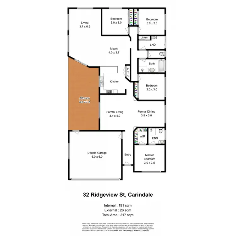 Floorplan of Homely house listing, 32 Ridgeview Street, Carindale QLD 4152