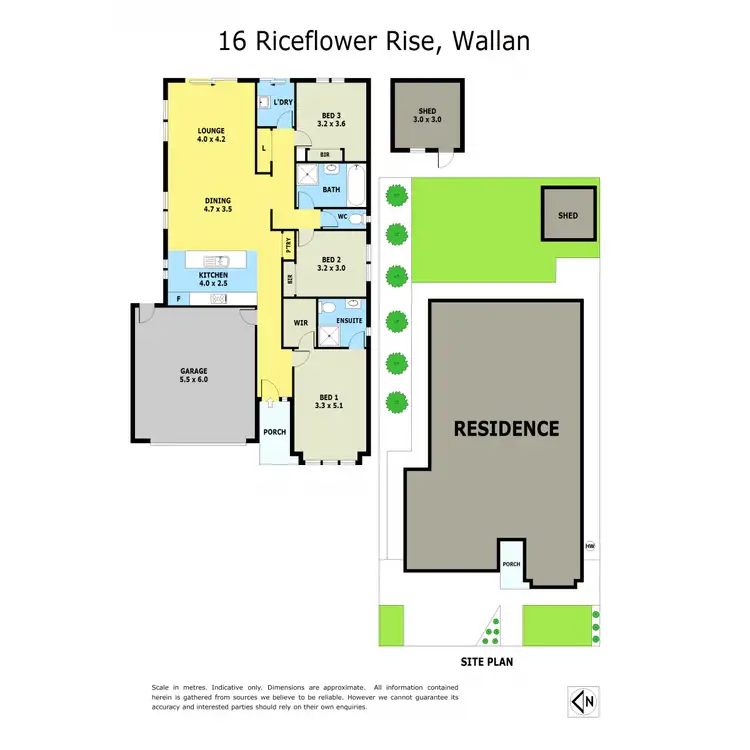Floorplan of Homely house listing, 16 Riceflower Rise, Wallan VIC 3756